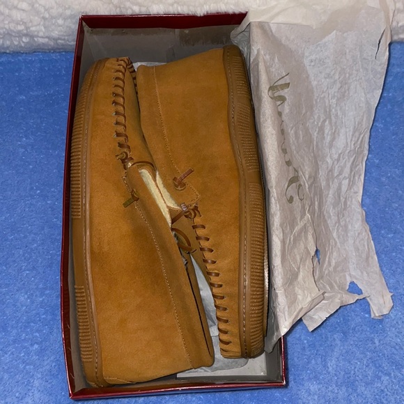 NWT PARRY Men’s Tan Moccasins.  Size 10 - Picture 7 of 7